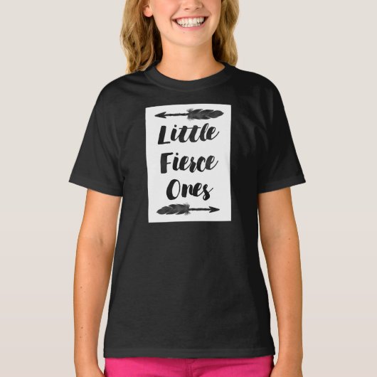 #LittleFierceOnes Kind Baseball T-shirt (Voorkant)