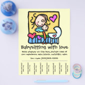 LittleGirlie Babyzittende aangepaste vuilnisbelt Flyer (Enkel)