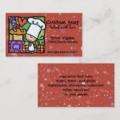 LittleGirlie houdt van vers brood Dk Rust bakken Visitekaartje (Voorkant / Achterkant)