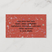 LittleGirlie houdt van vers brood Dk Rust bakken Visitekaartje (Achterkant)