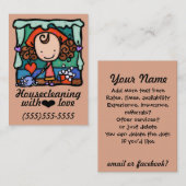 LittleGirlie-huispromotiekaart_peach Visitekaartje (Voorkant / Achterkant)