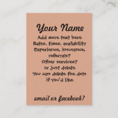 LittleGirlie-huispromotiekaart_peach Visitekaartje (Achterkant)