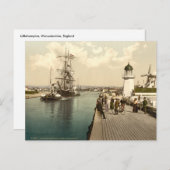 Littlehampton Pier en Harbour, Engeland Briefkaart (Voorkant / Achterkant)