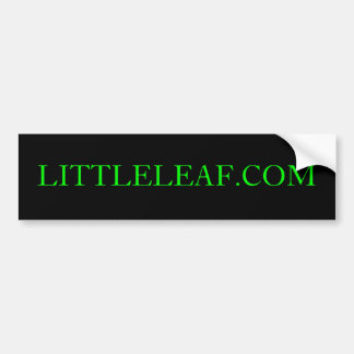 LITTLELEAF.COM bumpersticker