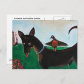 Littleman en Robbie Bobbie Briefkaart (Voorkant / Achterkant)