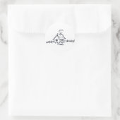 LittLeOuSe Ronde Sticker (Tas)