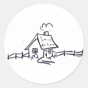 LittLeOuSe Ronde Sticker