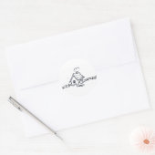 LittLeOuSe Ronde Sticker (Envelop)