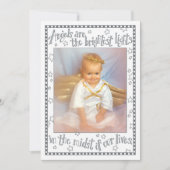 Littlest Angel | Geschetste quote Feestdagenkaart (Voorkant)