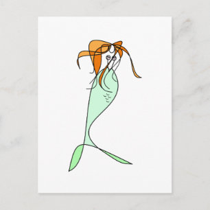 Littlest Mermaid Briefkaart
