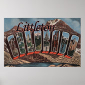 Littleton, Colorado - grote letterscènes Poster (Voorkant)