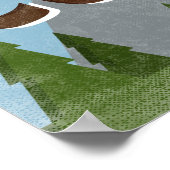 Littleton Colorado Snowy Mountains Poster (Hoek)