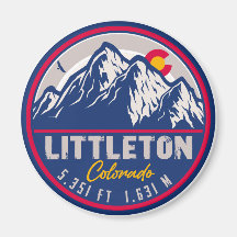 Littleton Colorado Wandelen Retro Natuur Souvenirs