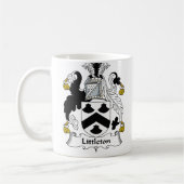 Littleton Family Crest Koffiemok (Links)