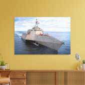 LITTORAL GEVECHTSSCHIP - LCS-14 24x36 Canvas Afdruk (Insitu (Woonkamer))