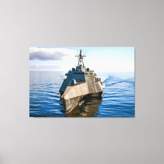 LITTORAL GEVECHTSSCHIP - LCS-16 32x48 Canvas Afdruk (Voorkant)