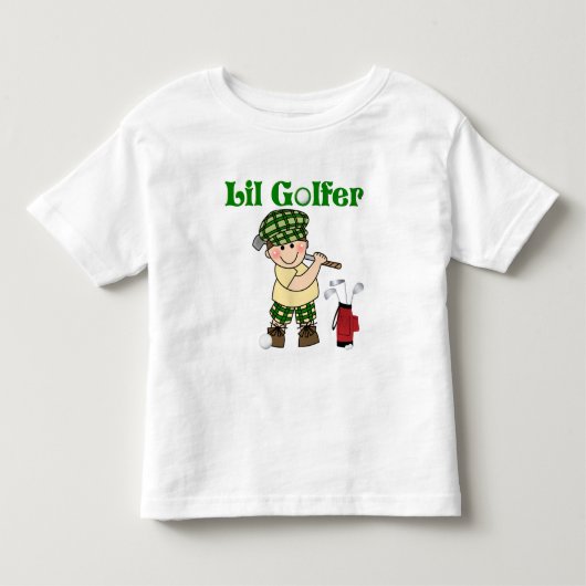 Litttle Golfer Kinder Shirts (Voorkant)