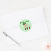 Litttle Golfer Ronde Sticker (Envelop)