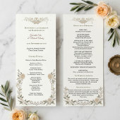 Liturgieboek Elegant Katholiek Huwelijksprogramma Programmakaart