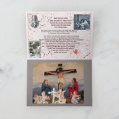 Liturgische Geleende info van de Komst Kerstmis & Feestdagen Kaart (Binnen)