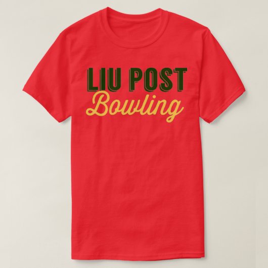 LIU Post Bowling T T-shirt (Design voorkant)