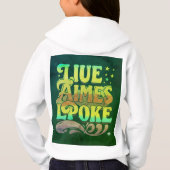 "LIUE AIMES LOKE Slogan Girls' Pullover Hoodie" (Achterkant)