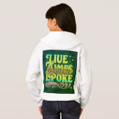 "LIUE AIMES LOKE Slogan Girls' Pullover Hoodie" (Achterkant volledig)