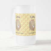 Liun 23 fanadur fin 22 avust Tasse Matglas Bierpul (Voorkant links)