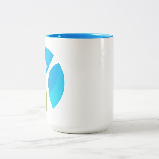 Liv4TheCure-Mok Tweekleurige Koffiemok (Center)