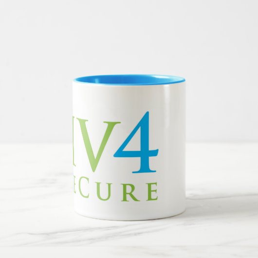 Liv4TheCure-Mok Tweekleurige Koffiemok (Center)