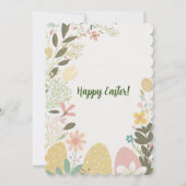 LIV Minimalistische paasbrunch & eierjacht Kaart (Achterkant)