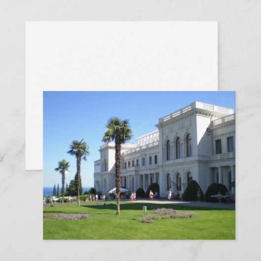 Livadia Palace Feestdagenkaart (Voorkant / Achterkant)