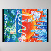 "Live" 20 x 28-inch Poster (Voorkant)