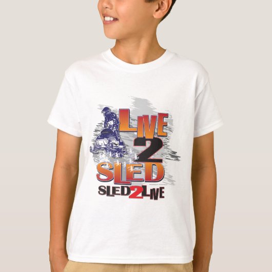 Live 2 geleid naar Live T-shirt (Voorkant)