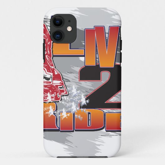 LIVE-2-RIDE-SLED Case-Mate iPhone CASE (Achterkant)