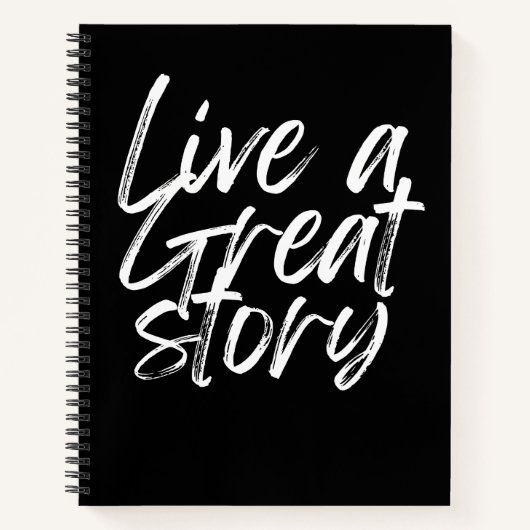 Live a great story / Journal Notitieboek (Voorkant)