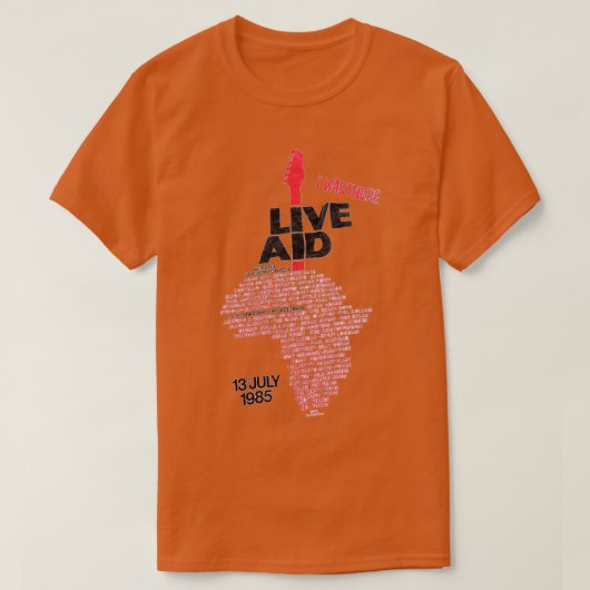 Live Aid 2 T-shirt (Design voorkant)