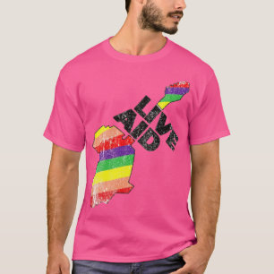 Live Aid Retro 1985 Concert T-Shirt (Rainbow) - Mi