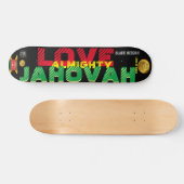 LIVE ALMIGHTY JAHOVAH 7 3/4-inch skateboard Deck (Horizontaal)