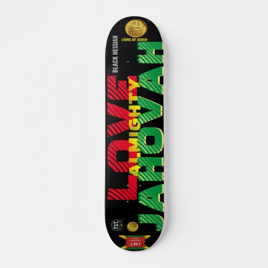LIVE ALMIGHTY JAHOVAH 7 3/4-inch skateboard Deck (Voorkant)