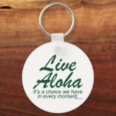 Live Aloha Design Items door Paul Klink Sleutelhanger (Voorkant)