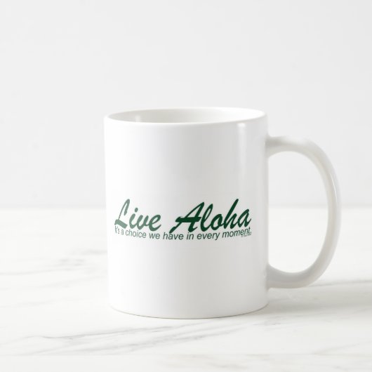 Live Aloha landschapsontwerp Koffiemok (Rechts)