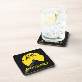 Live Ambitiously Drank Coaster Bier Onderzetter (Rechterzijde)