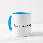 Live Analoog Mok (Voorkant links)