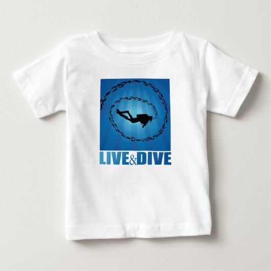 Live and Dive Scuba Diver (Voorkant)