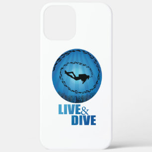 Live and Dive Scuba Diver Case-Mate iPhone Case