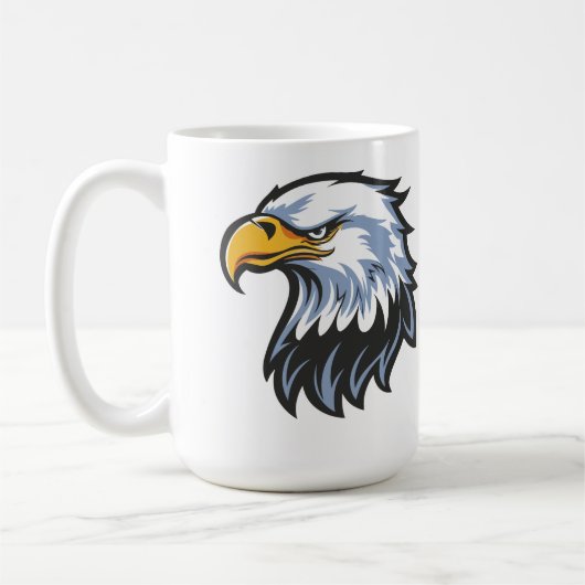 Live and Learn Eagle Design Coffee Mug Koffiemok (Links)