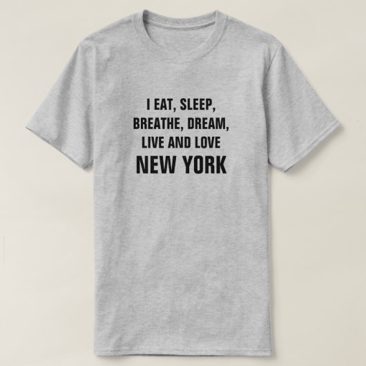 Live and Love New York T-Shirt (Design voorkant)