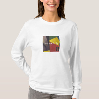 live.art.full. shirt van vrouwen