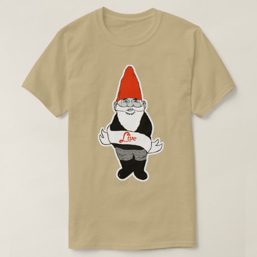 Live B W T-shirt (Design voorkant)